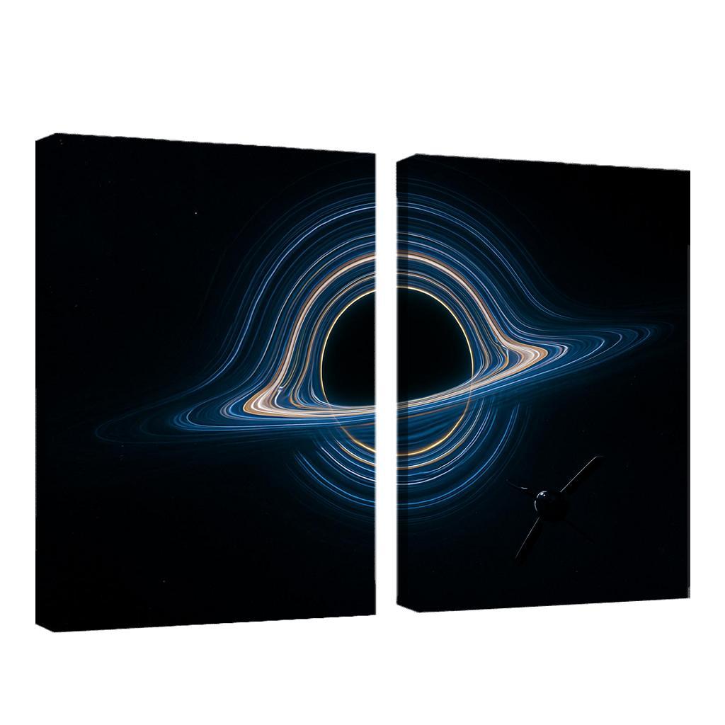 Photon Ring Cartography Of A Spinning Black Hole wall art