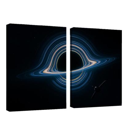 Photon Ring Cartography Of A Spinning Black Hole wall art