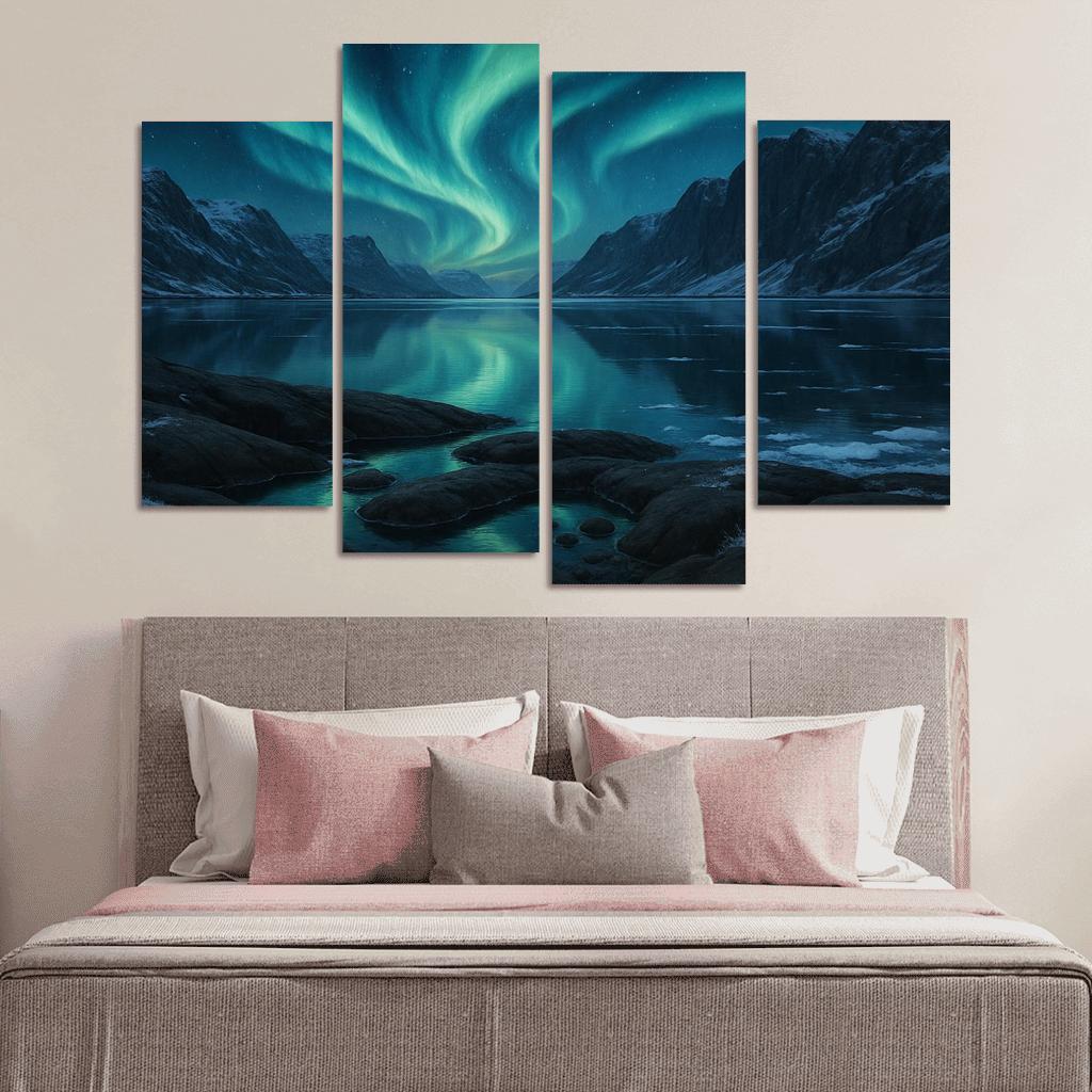 Aurora Over The Quartz Fjord art trends