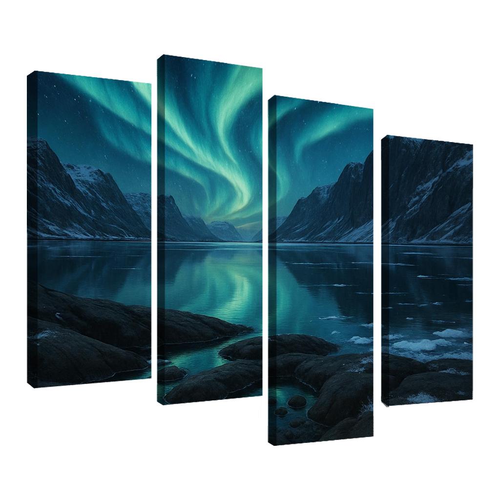 Aurora Over The Quartz Fjord art trends