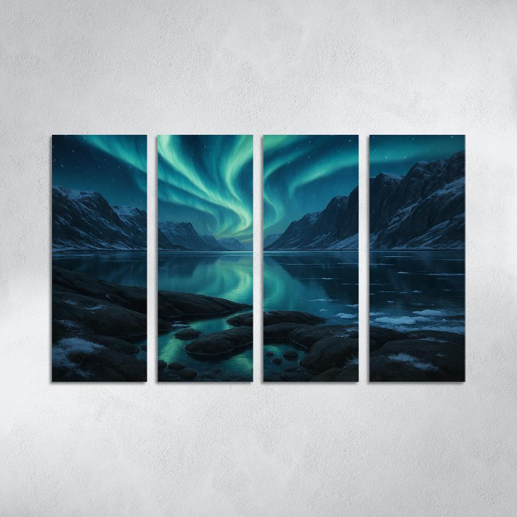 Aurora Over The Quartz Fjord art trends