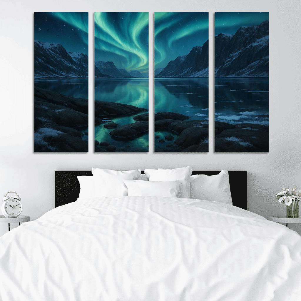 Aurora Over The Quartz Fjord art trends