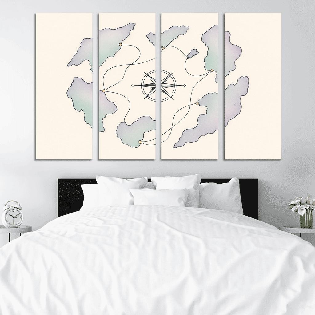 Celestial Compass Oceans wall decor