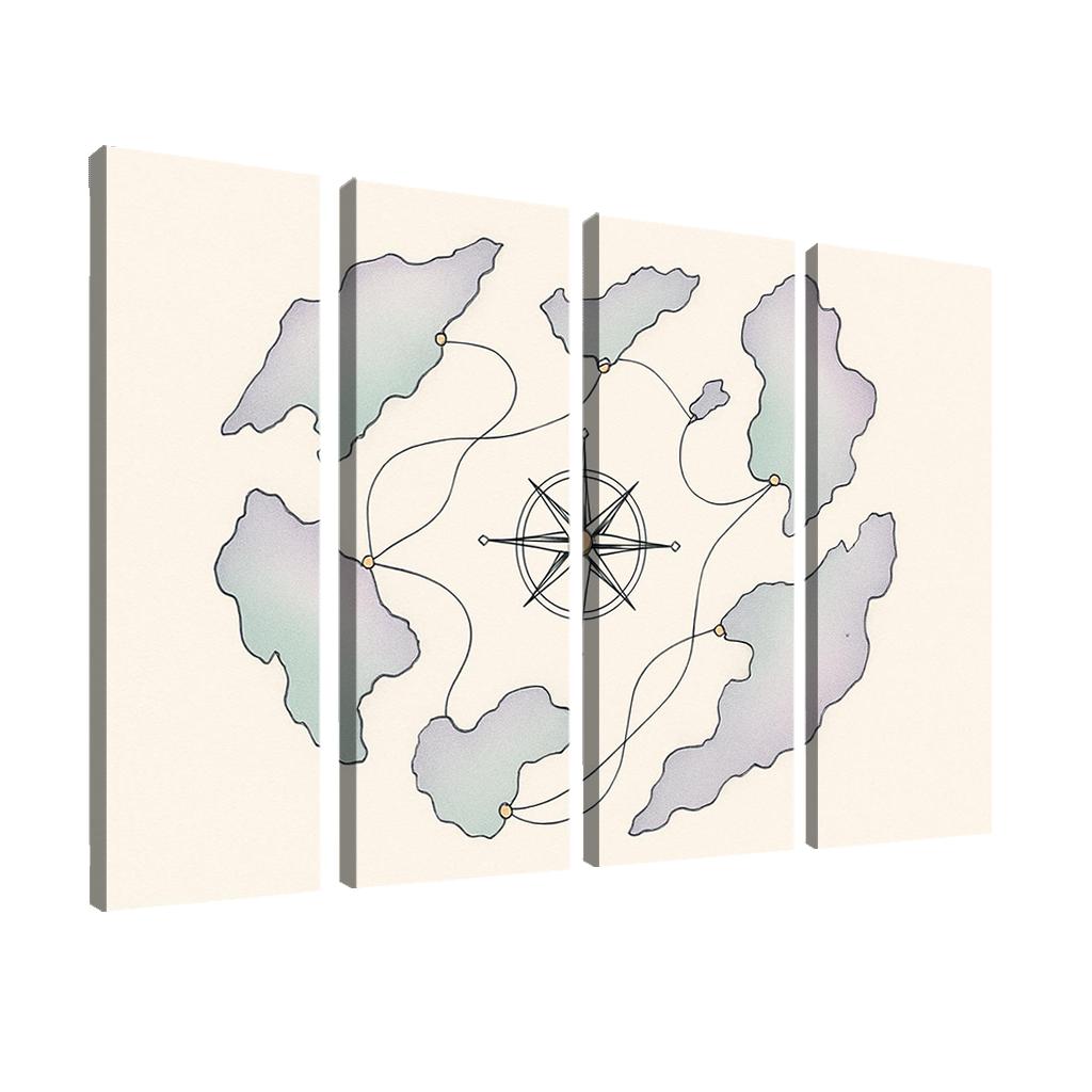 Celestial Compass Oceans wall decor