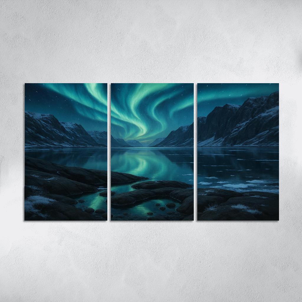 Aurora Over The Quartz Fjord art trends
