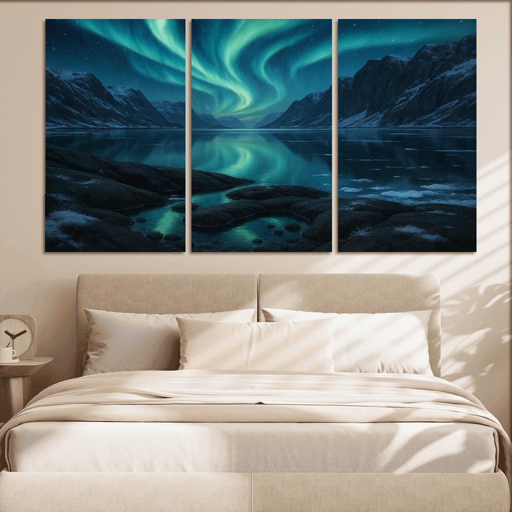 Aurora Over The Quartz Fjord art trends