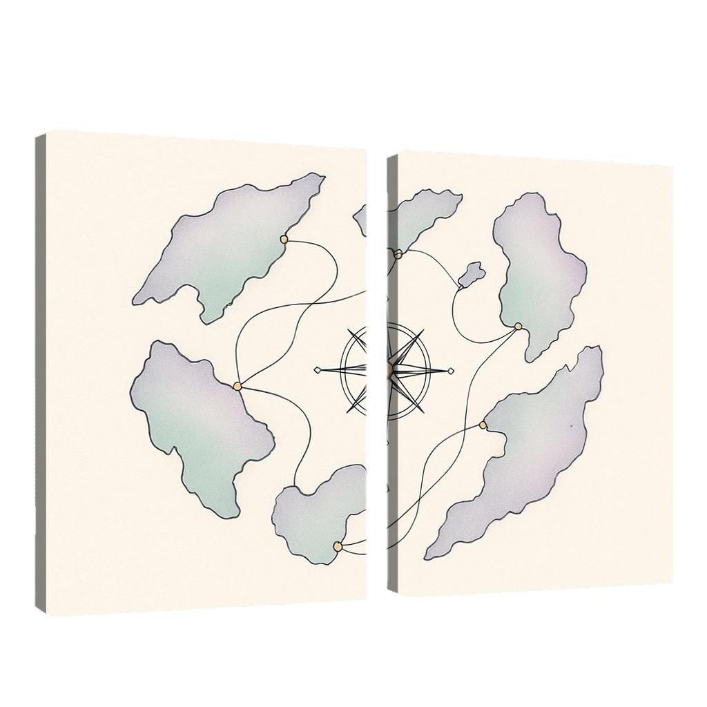 Celestial Compass Oceans wall decor