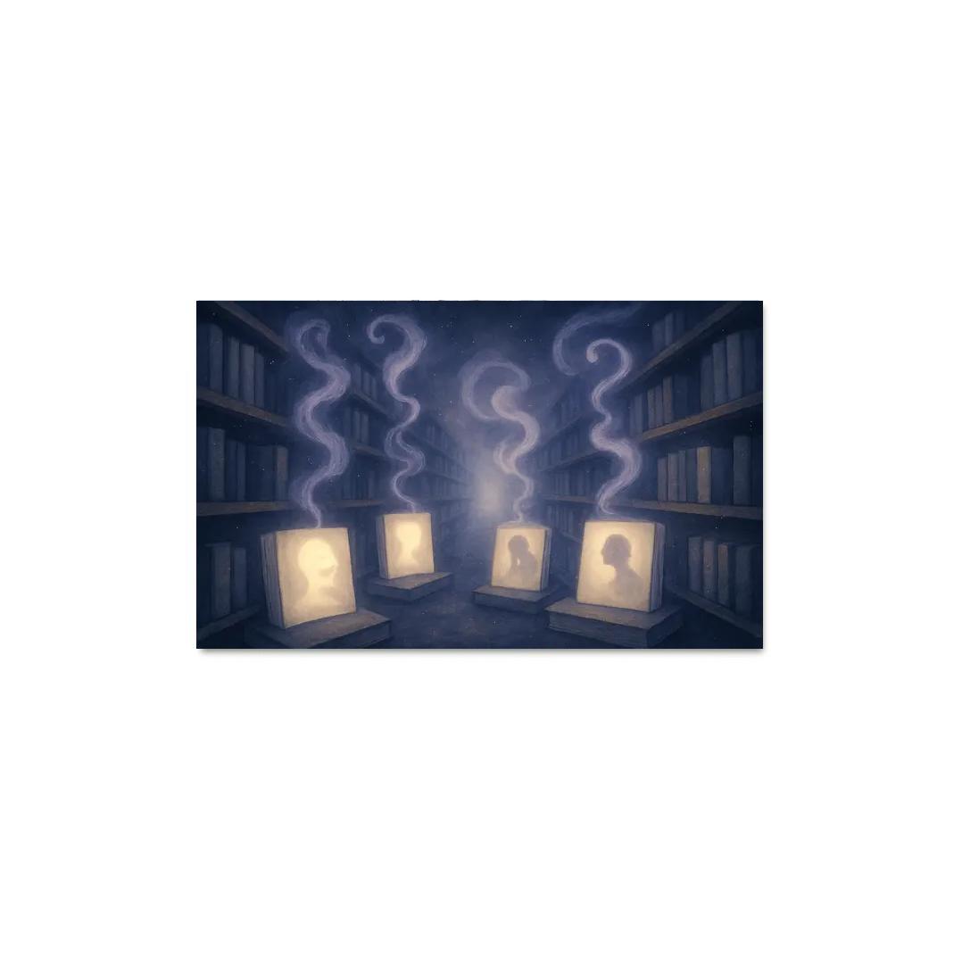 The Library Of Unwritten Memories decor