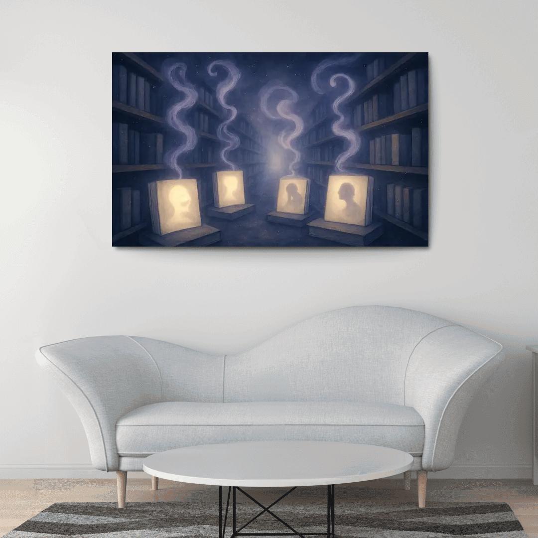 The Library Of Unwritten Memories decor