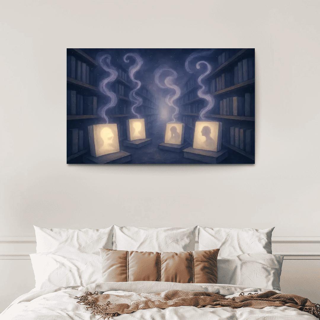 The Library Of Unwritten Memories decor