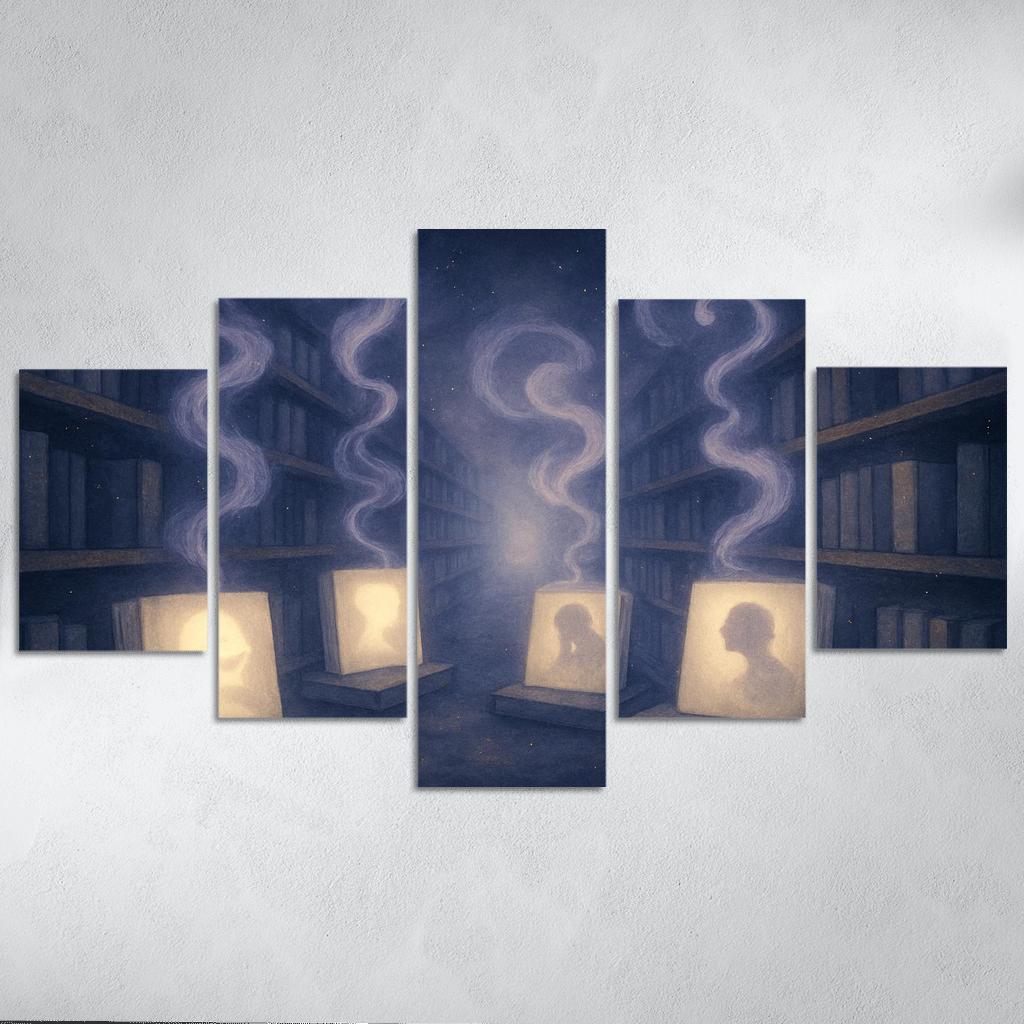 The Library Of Unwritten Memories decor