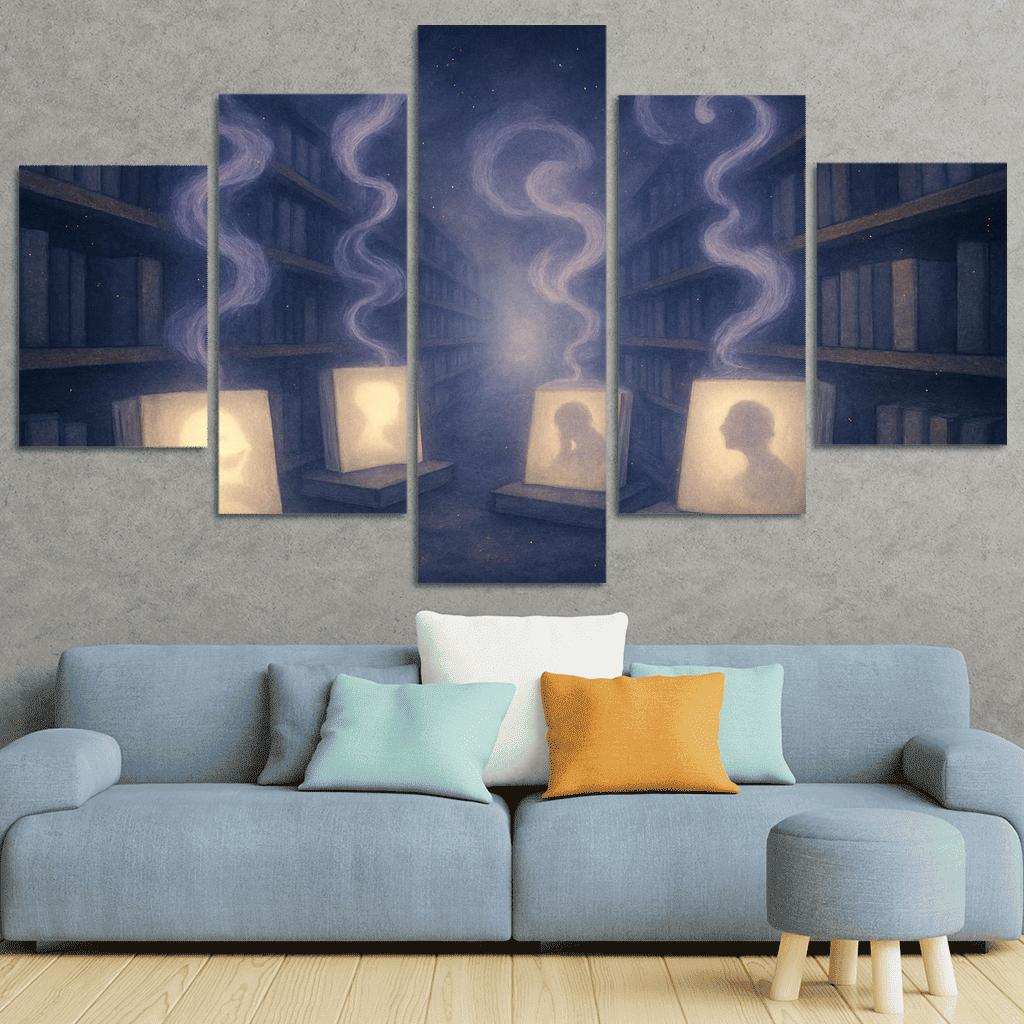 The Library Of Unwritten Memories decor