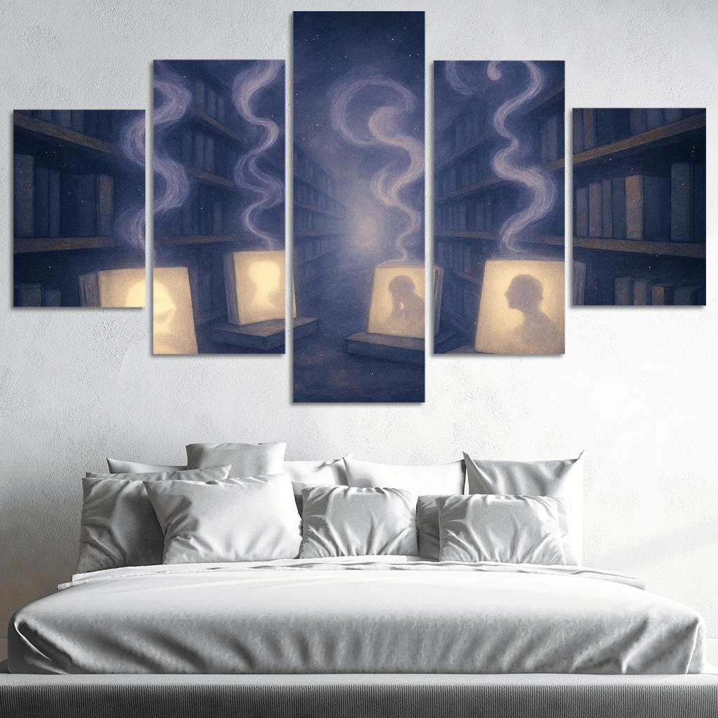 The Library Of Unwritten Memories decor