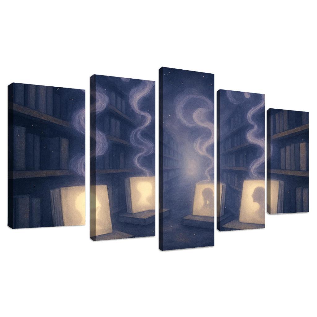 The Library Of Unwritten Memories decor