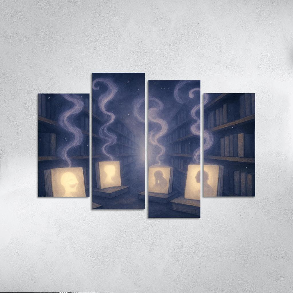 The Library Of Unwritten Memories decor