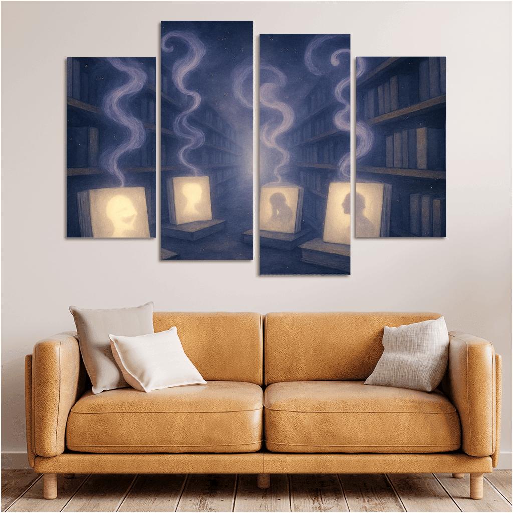 The Library Of Unwritten Memories decor