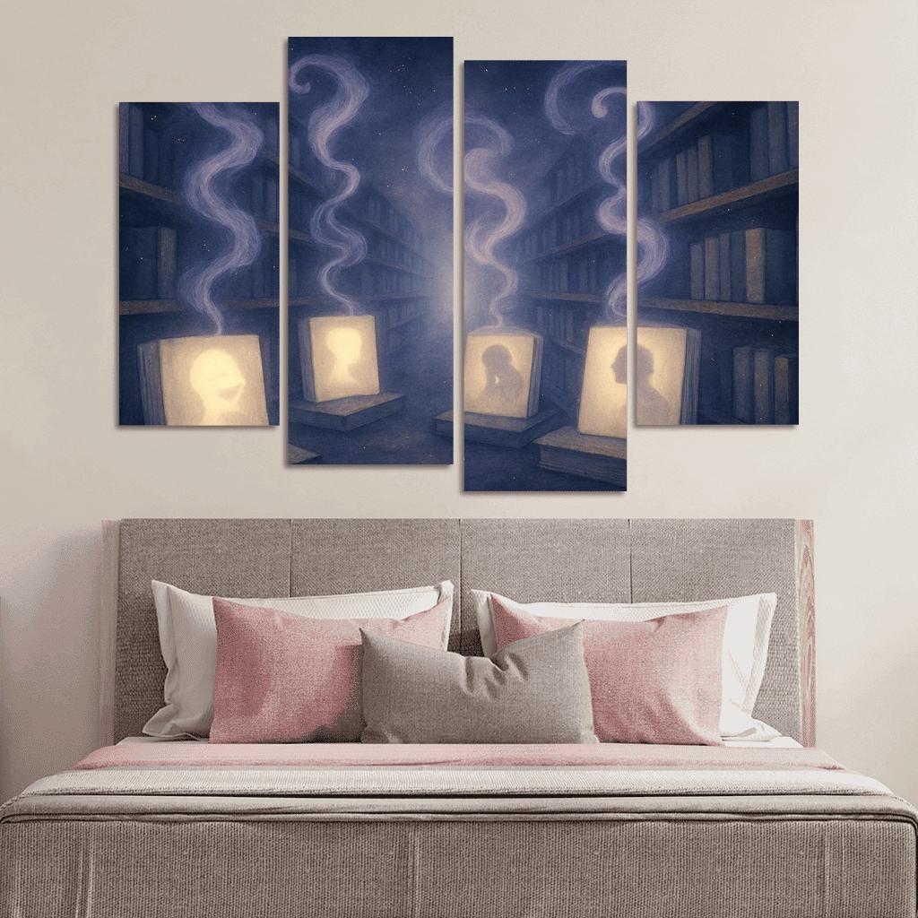 The Library Of Unwritten Memories decor