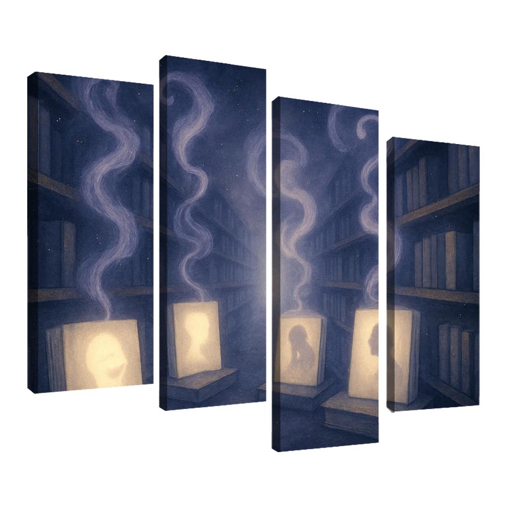 The Library Of Unwritten Memories decor