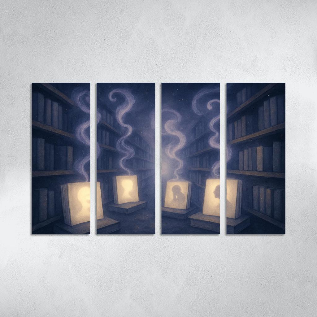 The Library Of Unwritten Memories decor