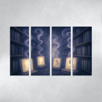 The Library Of Unwritten Memories decor