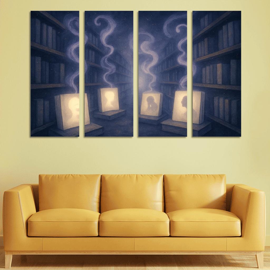 The Library Of Unwritten Memories decor