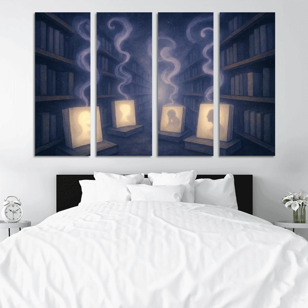 The Library Of Unwritten Memories decor