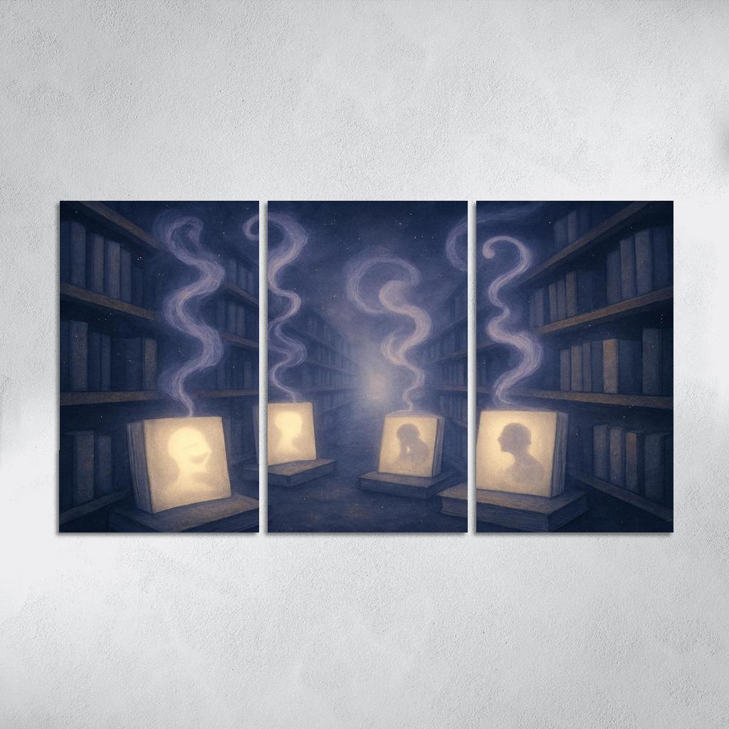 The Library Of Unwritten Memories decor