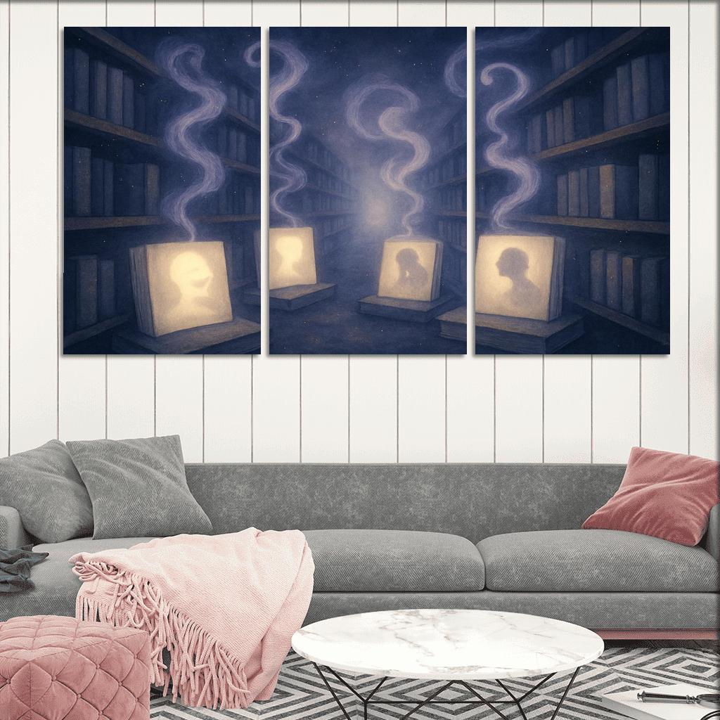 The Library Of Unwritten Memories decor