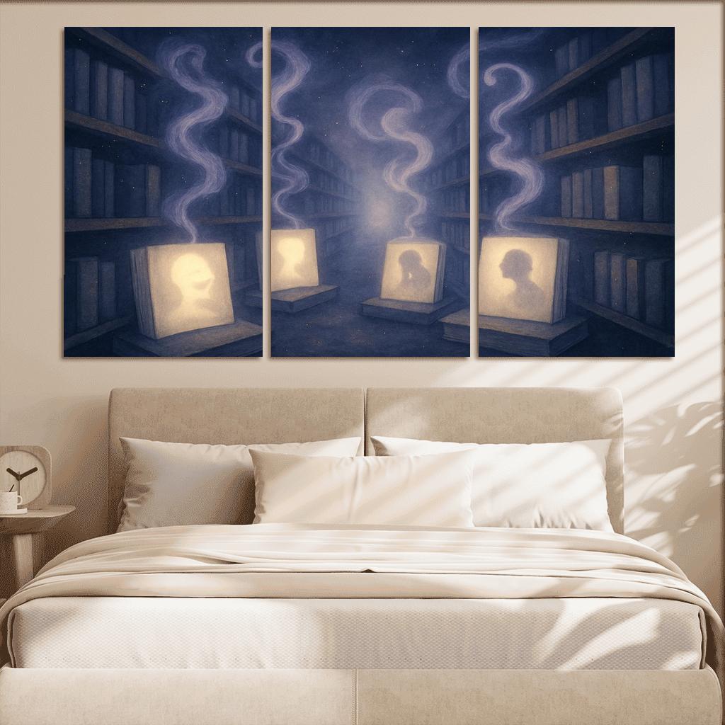 The Library Of Unwritten Memories decor