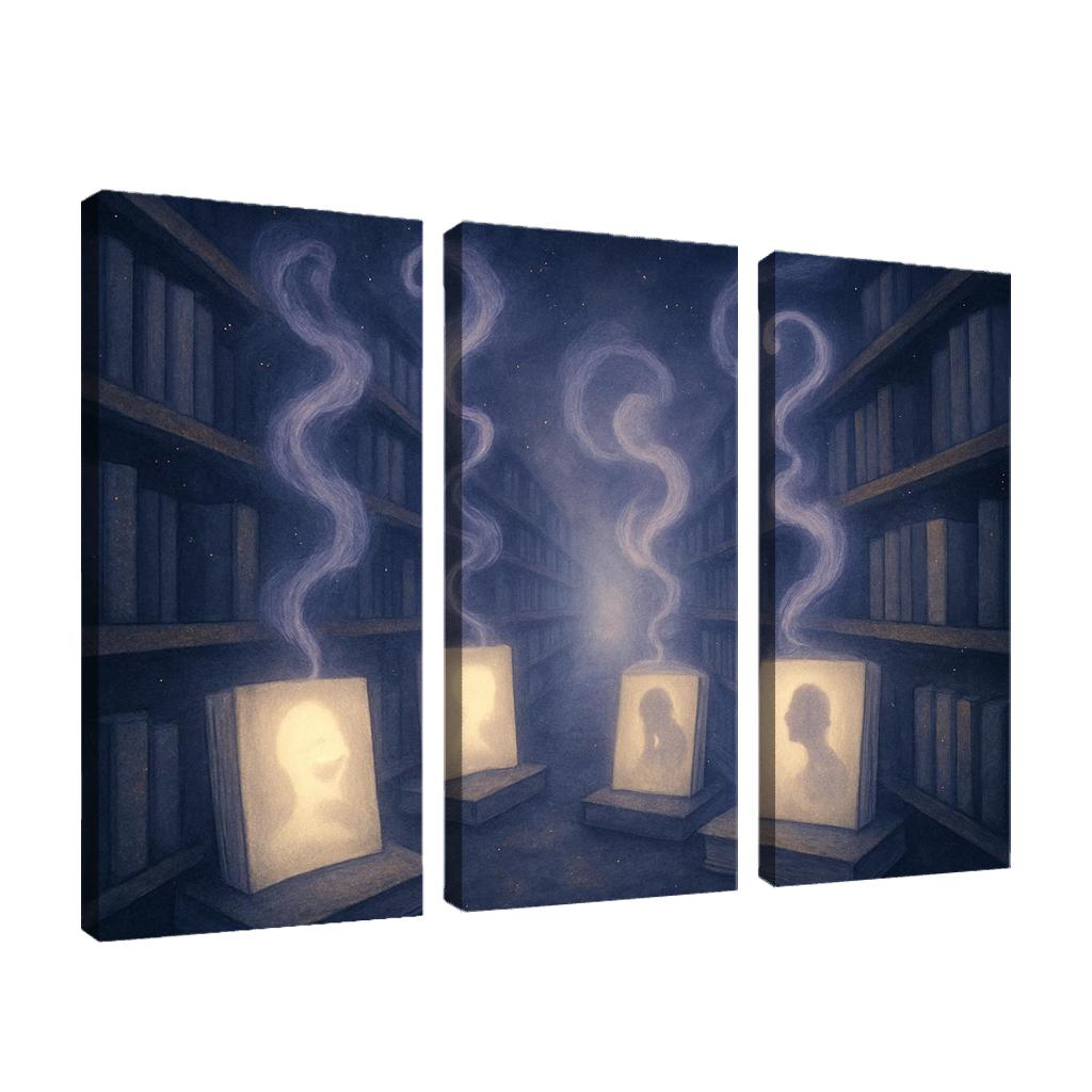 The Library Of Unwritten Memories decor