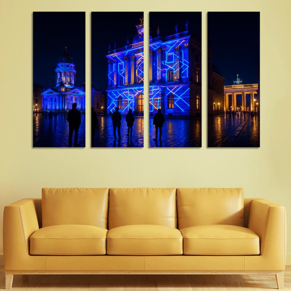 Festival Of Lights In Berlin Germany modern paintings frame