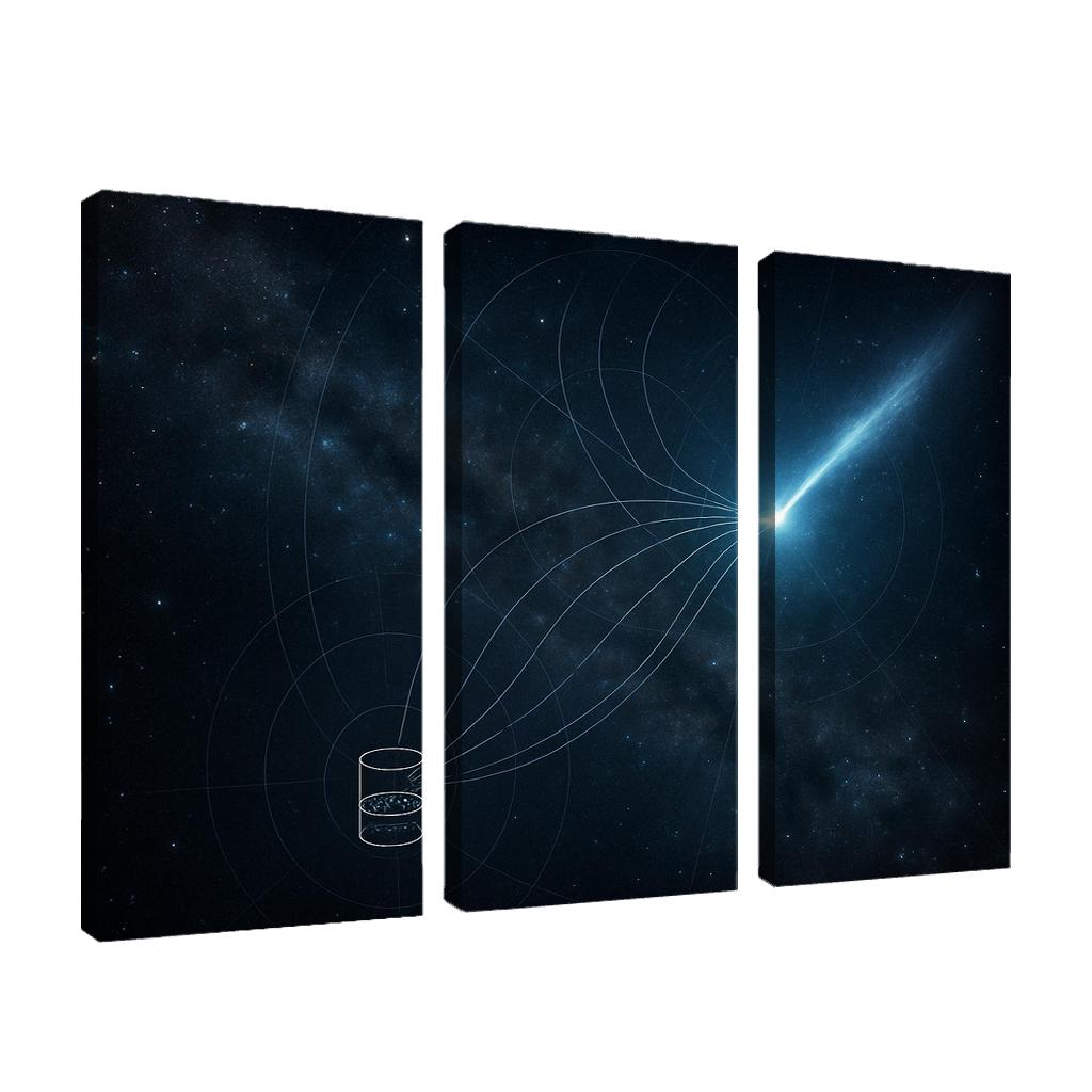 Neutrino Astronomy Through A Distant Blazar Flare abstract paintings frame