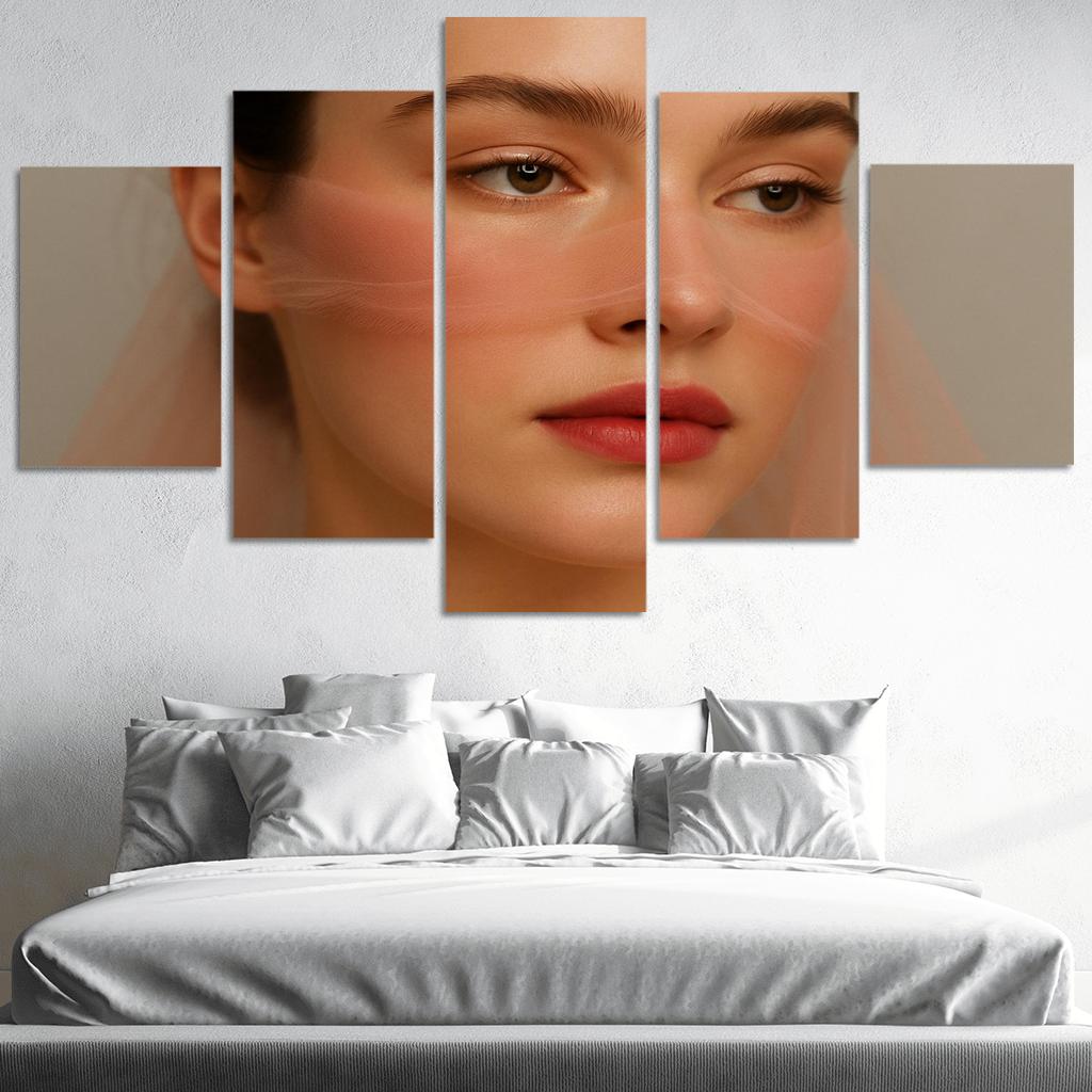 Soft Focus Blush Veil Makeup wall art