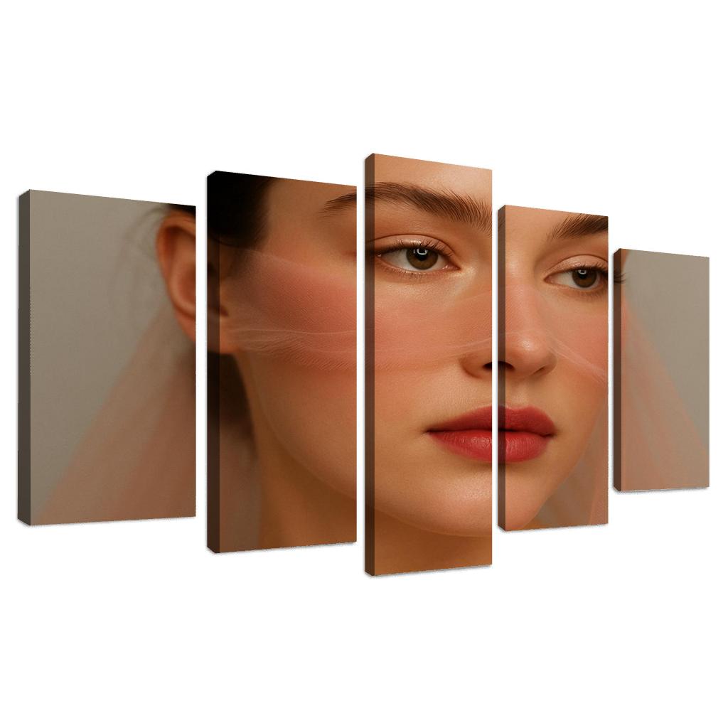 Soft Focus Blush Veil Makeup wall art