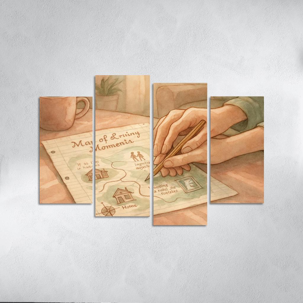 Map Of Her Gentle Guidance one-piece frames