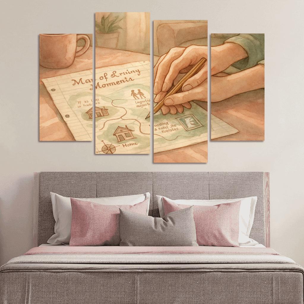 Map Of Her Gentle Guidance one-piece frames