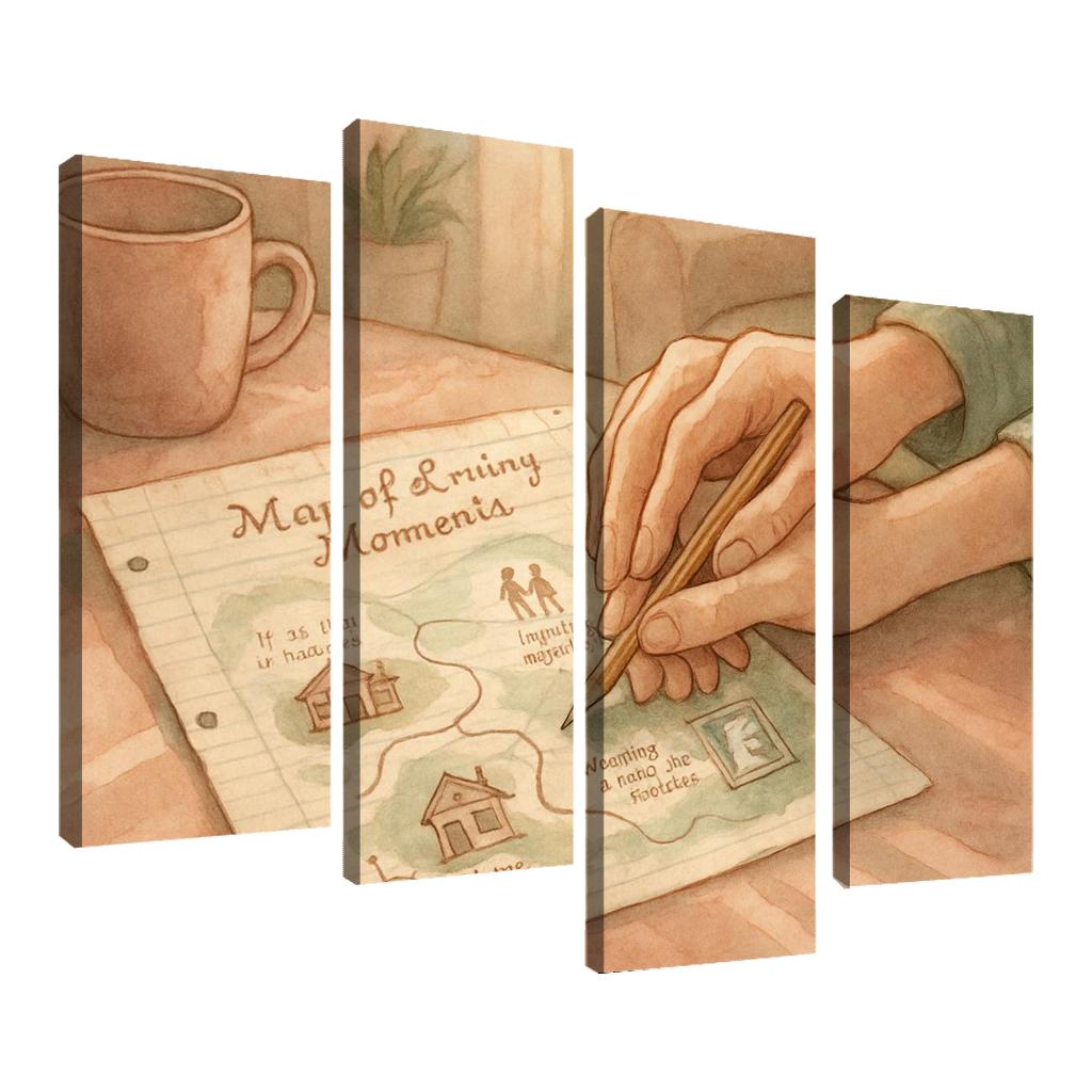 Map Of Her Gentle Guidance one-piece frames