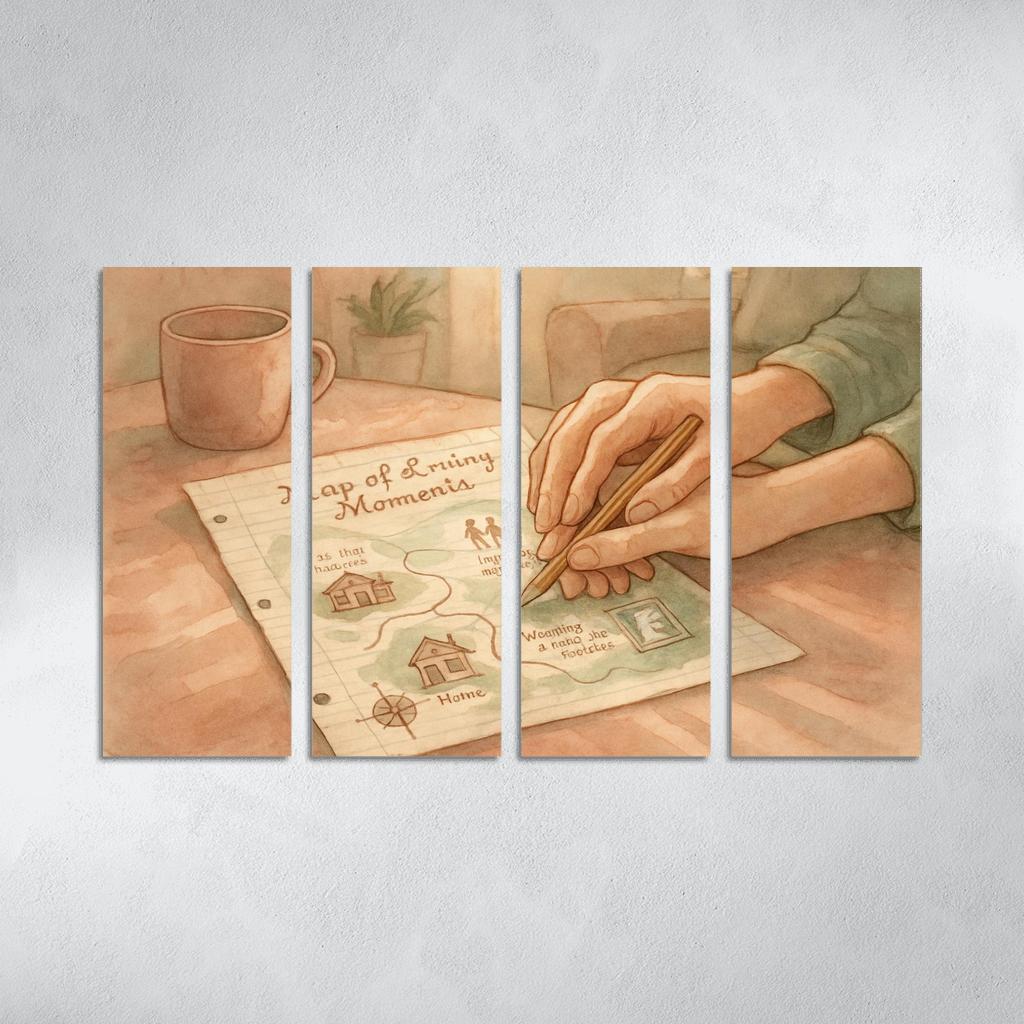 Map Of Her Gentle Guidance one-piece frames