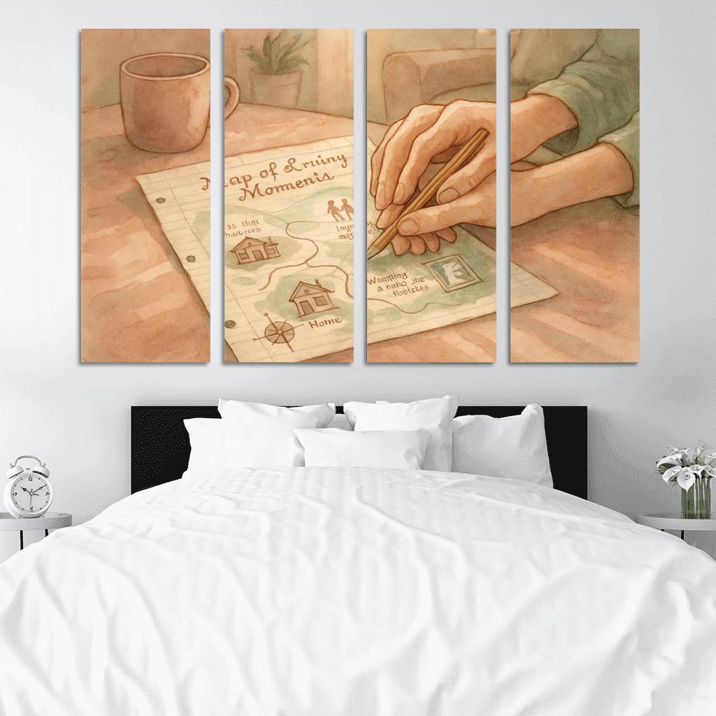 Map Of Her Gentle Guidance one-piece frames