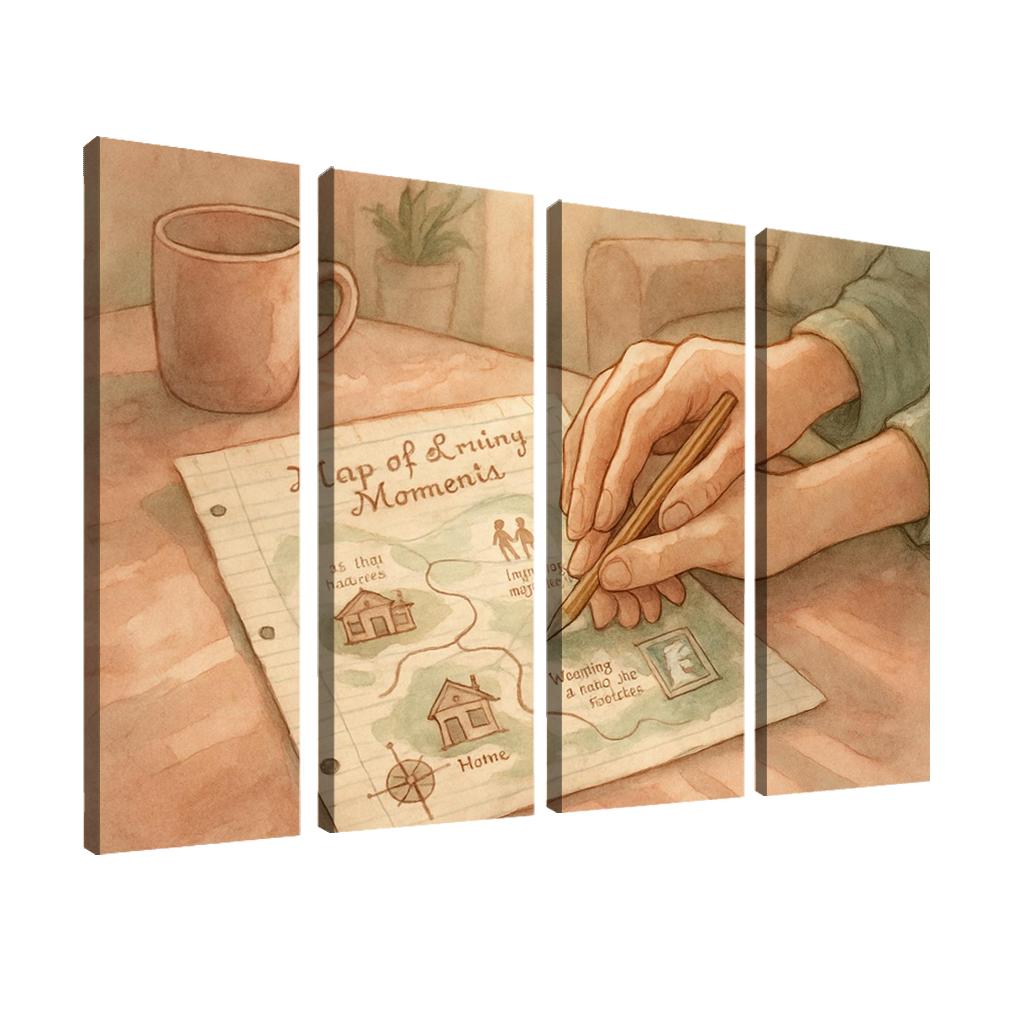 Map Of Her Gentle Guidance one-piece frames