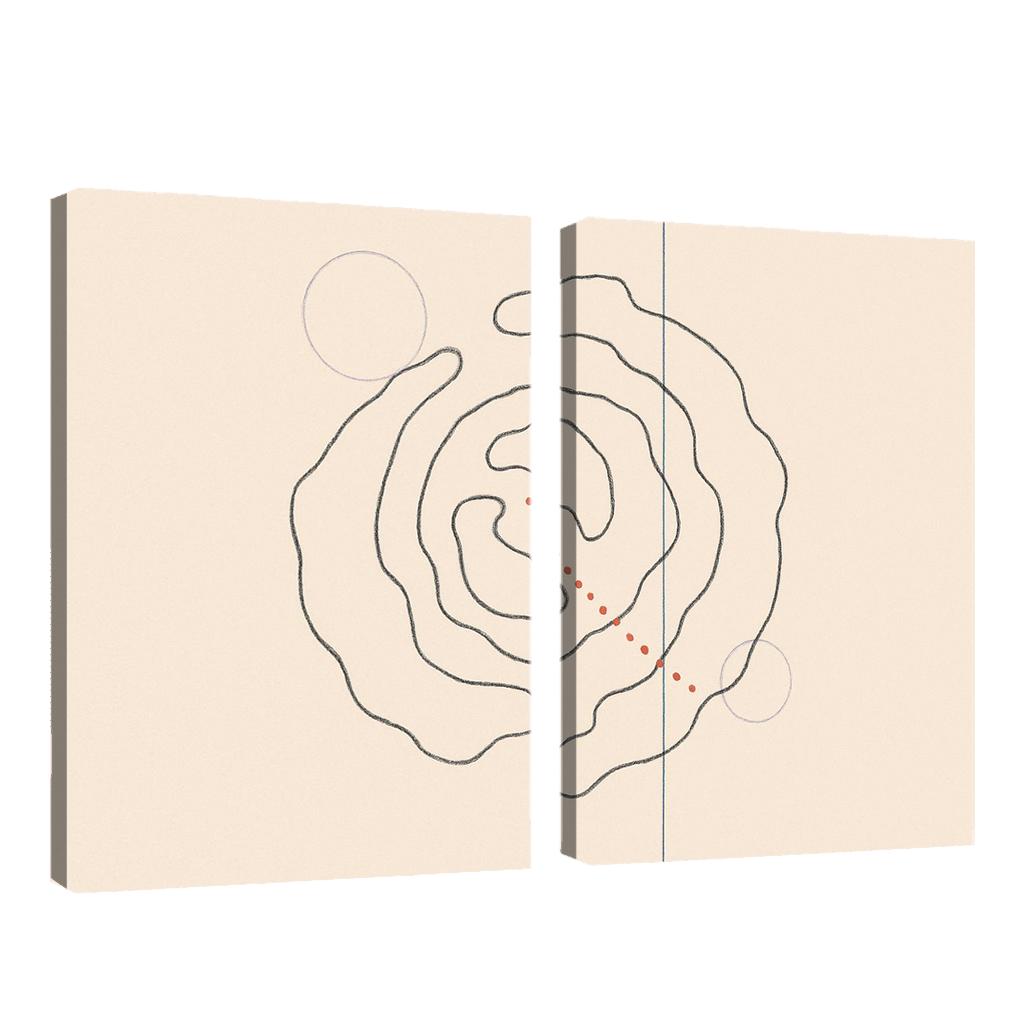 Passport Stamps Of The Quiet Archipelago canvas paintings frame