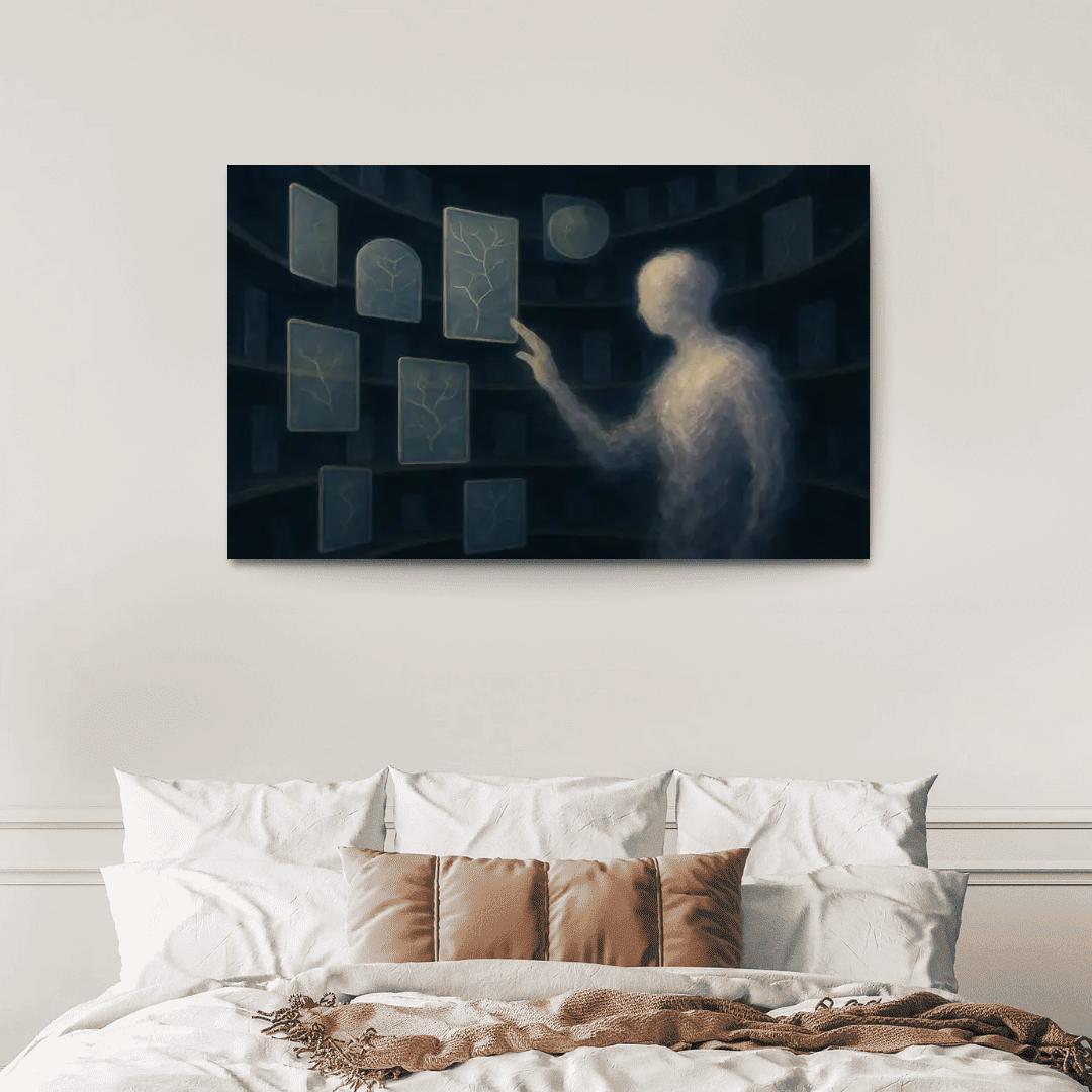 The Archive Of Unspoken Decisions abstract paintings frame