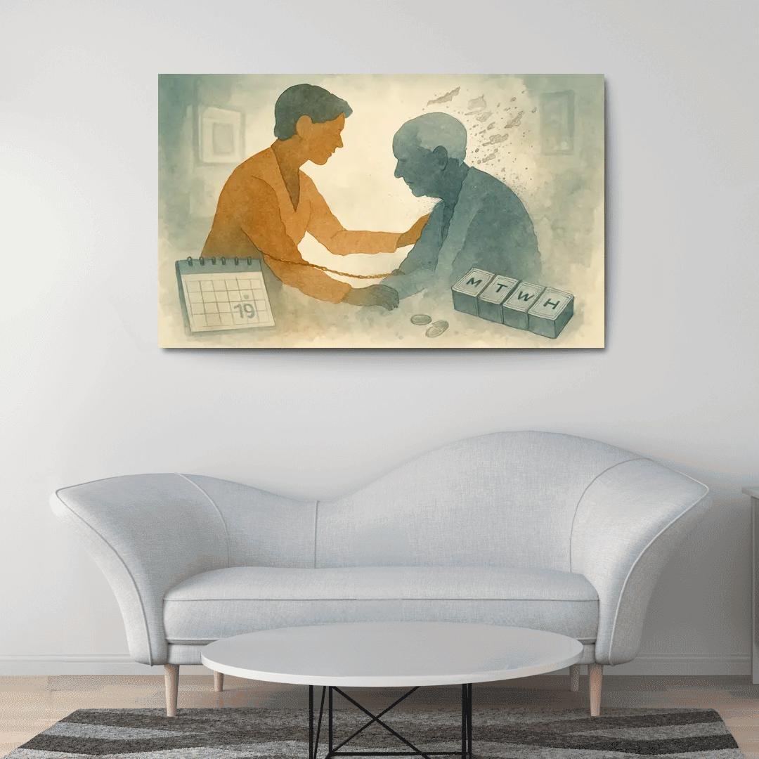Memory In The Margins Art For Dementia Awareness And Caregiver Justice abstract paintings frame
