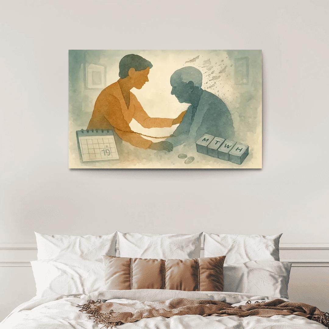 Memory In The Margins Art For Dementia Awareness And Caregiver Justice abstract paintings frame