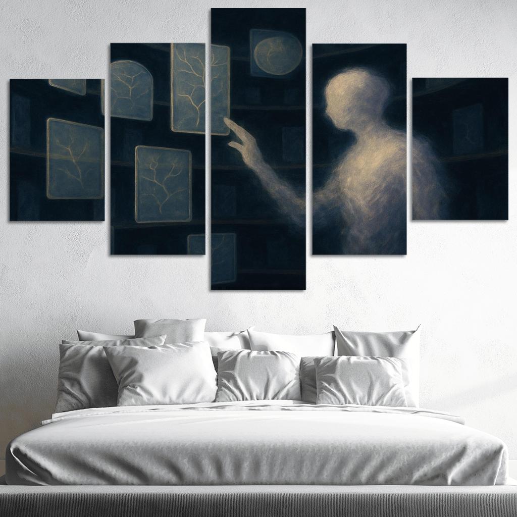 The Archive Of Unspoken Decisions abstract paintings frame
