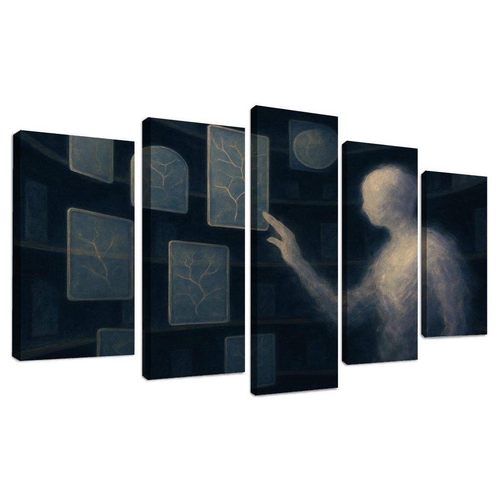 The Archive Of Unspoken Decisions abstract paintings frame