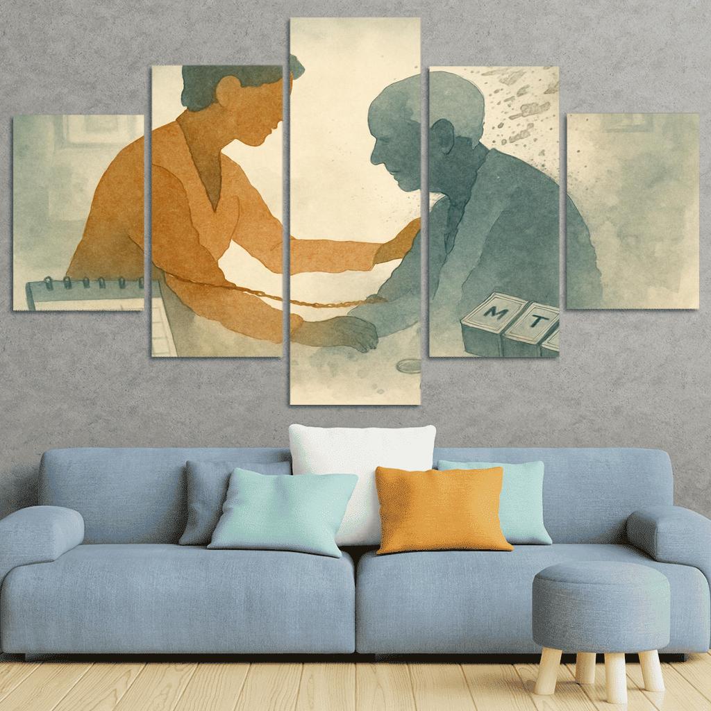 Memory In The Margins Art For Dementia Awareness And Caregiver Justice abstract paintings frame