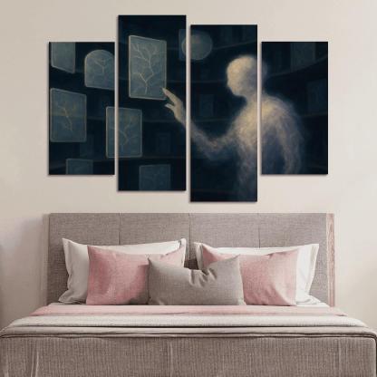 The Archive Of Unspoken Decisions abstract paintings frame