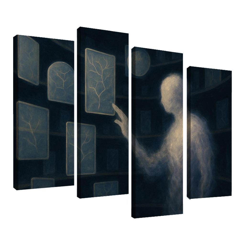 The Archive Of Unspoken Decisions abstract paintings frame