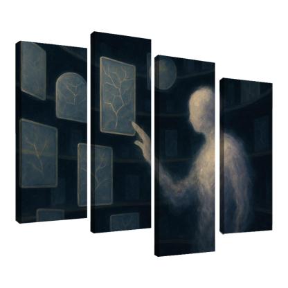 The Archive Of Unspoken Decisions abstract paintings frame